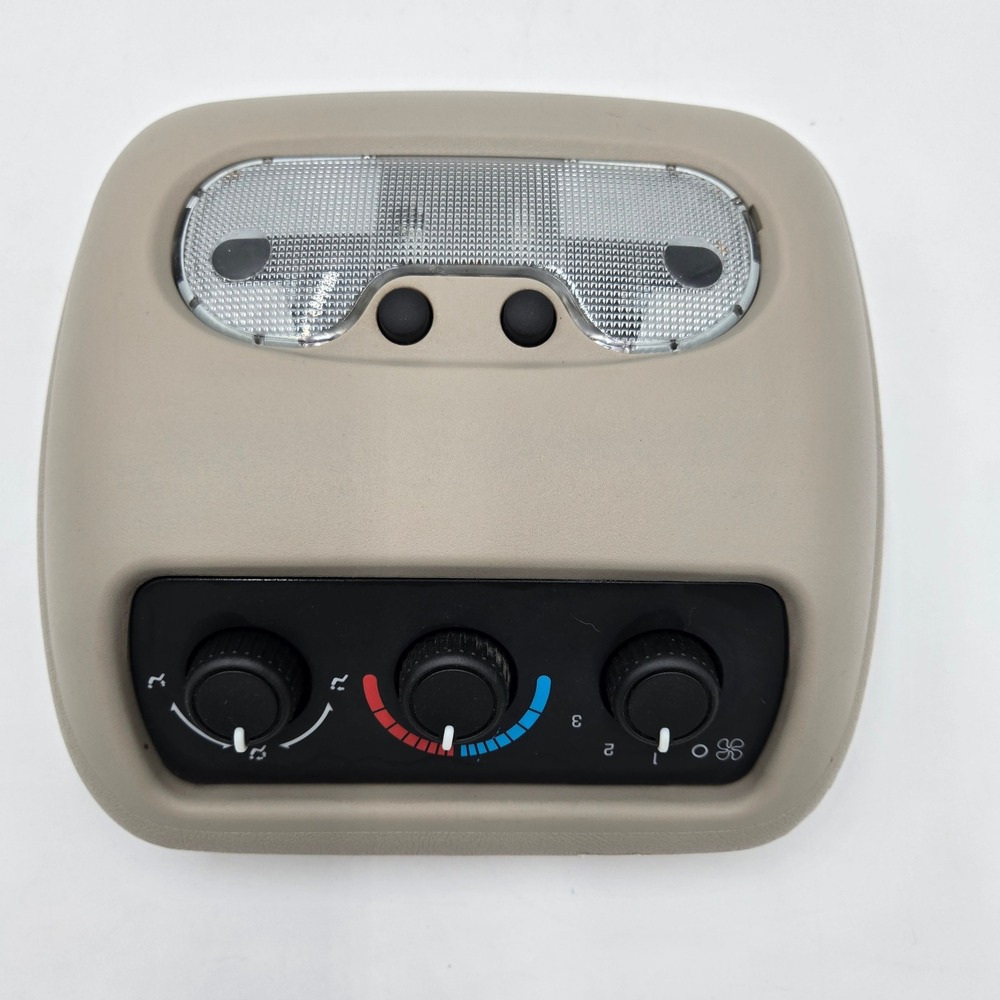 GM Rear Overhead Console Rear A/C Heater Climate Control Beige OEM 15112018